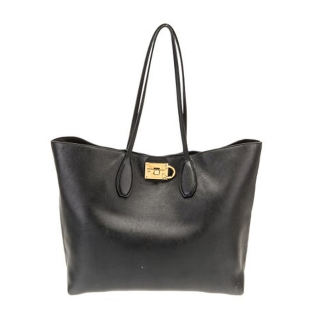 ***SOLD***SOLD***SOLD***                   Salvatore Ferragamo Leather Studio To